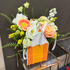 Colorful "Back to School" Arrangement in a Pencil Box