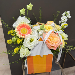 Colorful "Back to School" Arrangement in a Pencil Box
