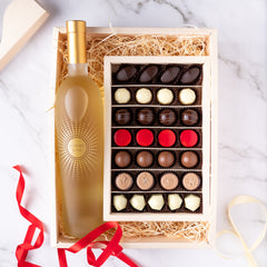 „Paradise” chocolate & wine Gift Box