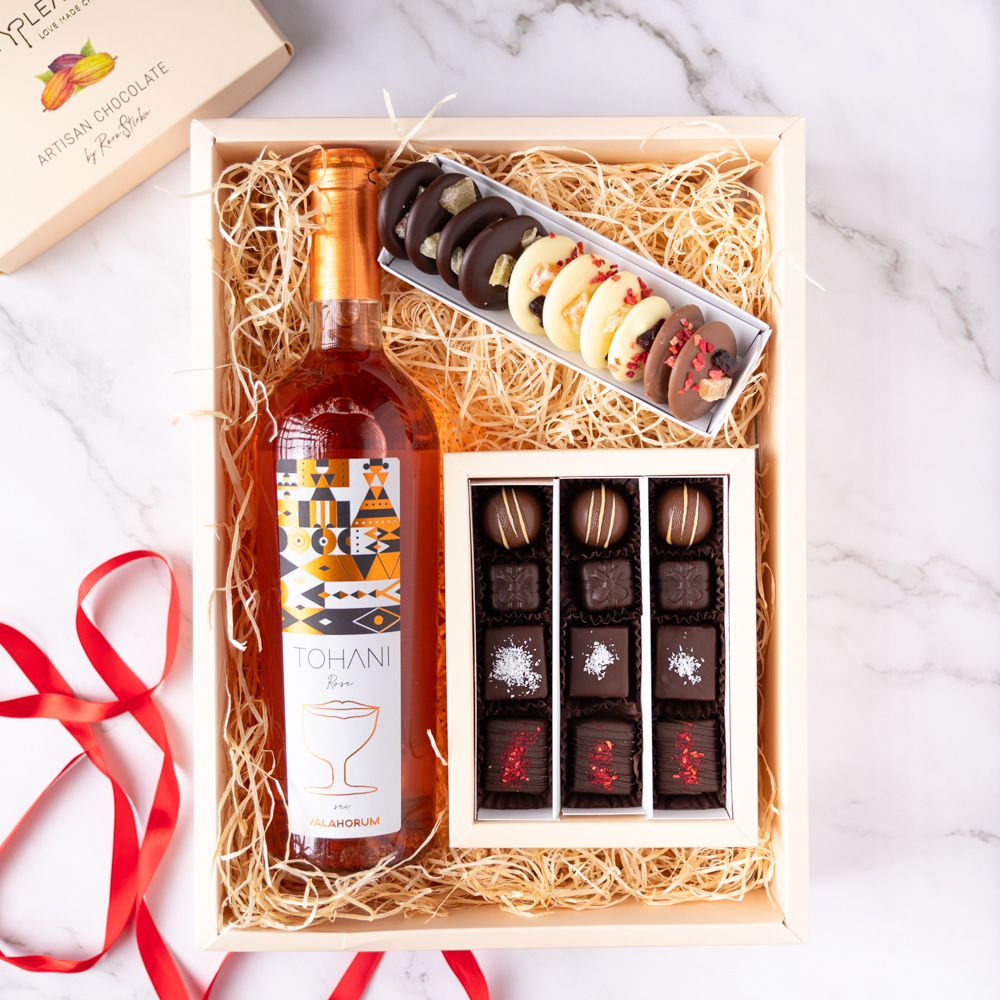 ”Desire” chocolate & wine Gift Box